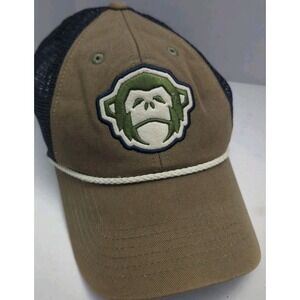 Howler Brothers El Mono Standard Hat - Army / Khaki Trucker Hat Adjustable